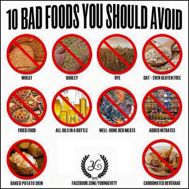 Ten Bad Foods