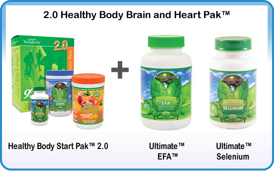 Healthy Body Brain and Heart Pak